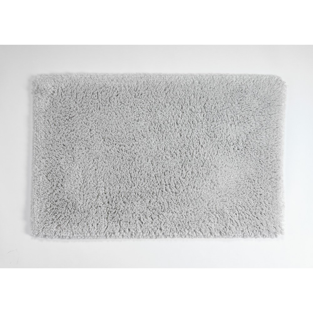 Shag Bath Mat 332 by Designer Abyss & Habidecor in Platinum Grey